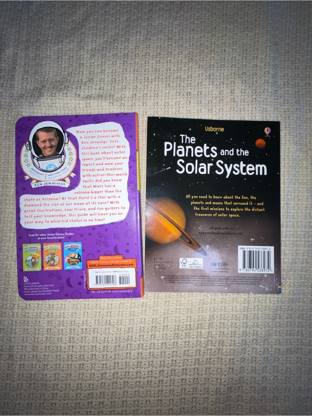 Childrens Outer Space Book Guides Bundle